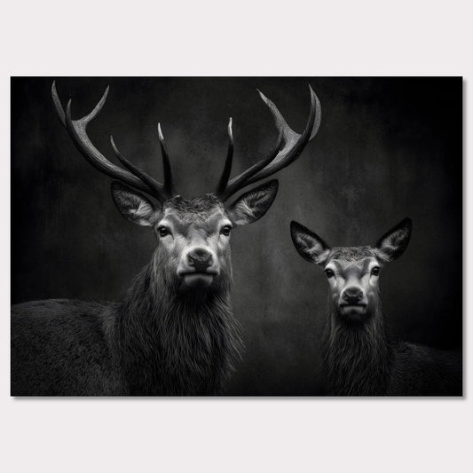 Poster titled 'The poise of deer' from ArtDarts