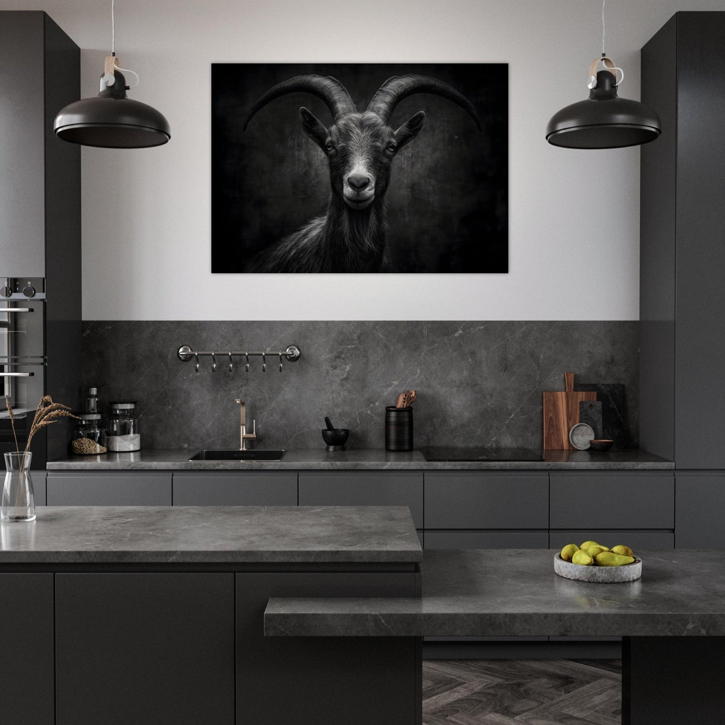 Poster titled 'The character of a goat' from ArtDarts