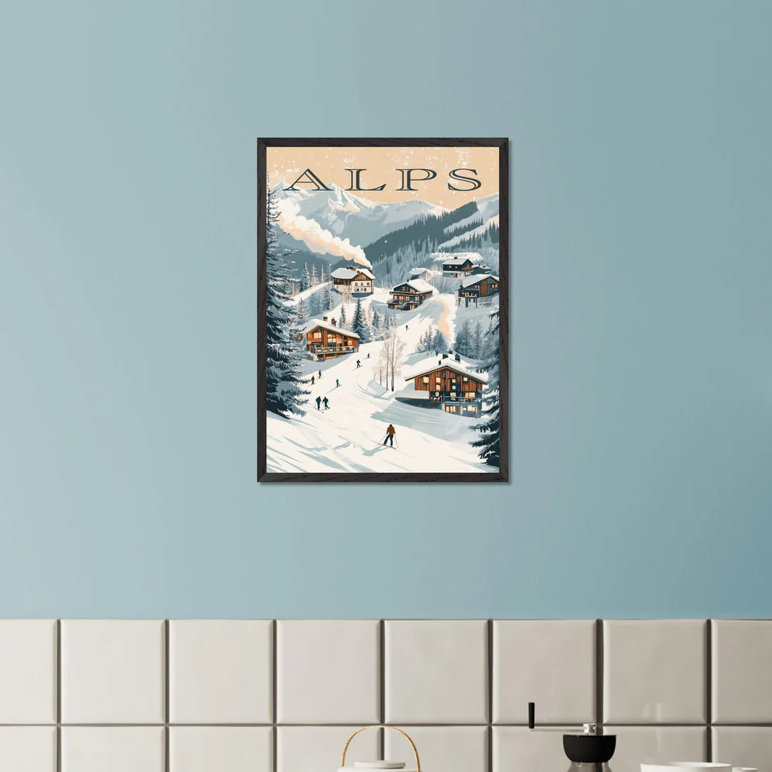 Alps - Ski Resort Adventure - Poster