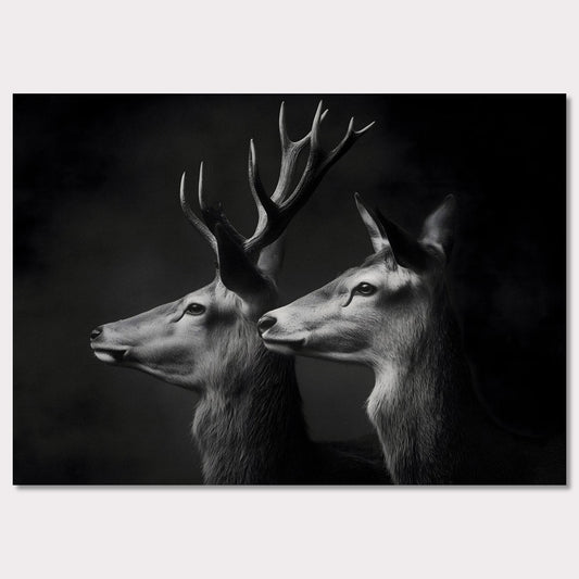 Poster titled 'The vision of deer' from ArtDarts