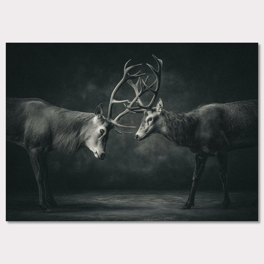 Poster titled 'The ritual of stags' from ArtDarts