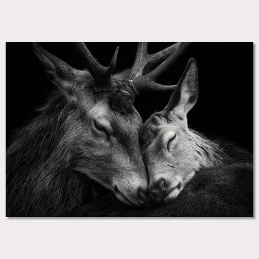Poster titled 'The tenderness of deer' from ArtDarts