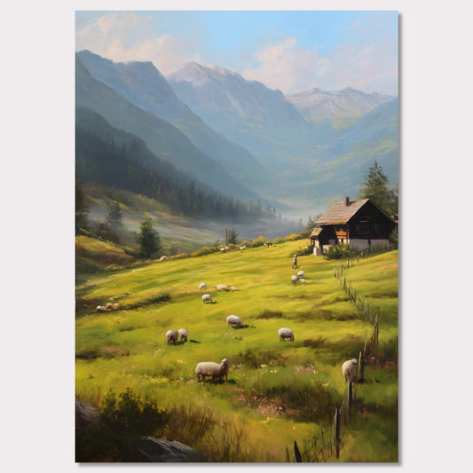 Poster titled 'Alps Meadow' from ArtDarts