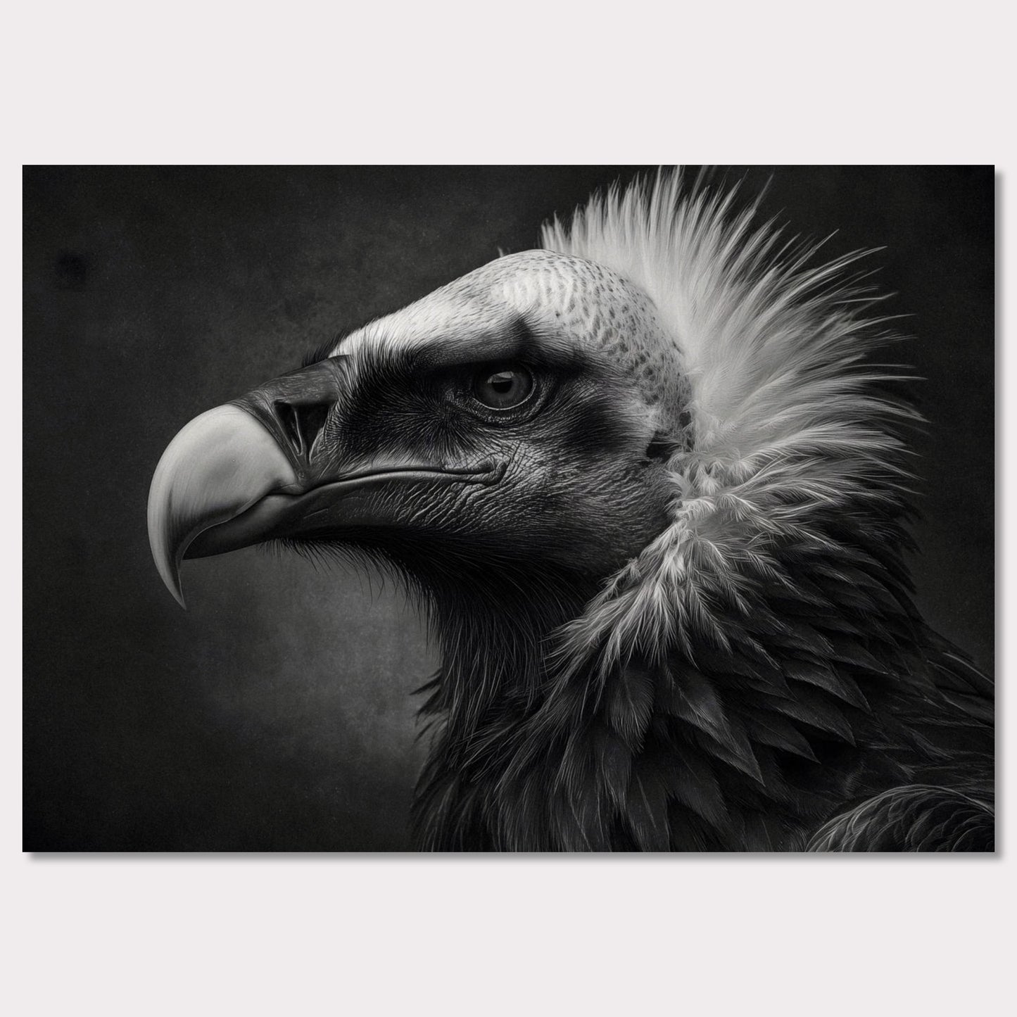Poster titled 'The gaze of a vulture' from ArtDarts
