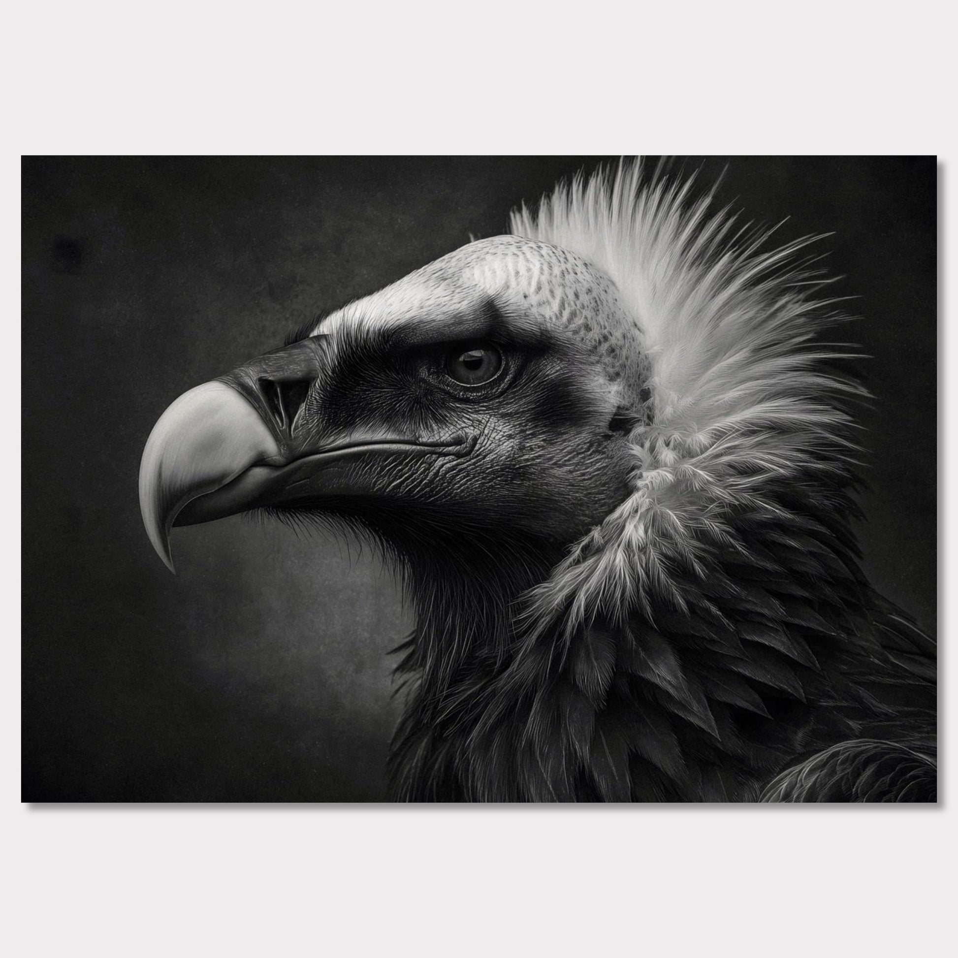 Poster titled 'The gaze of a vulture' from ArtDarts