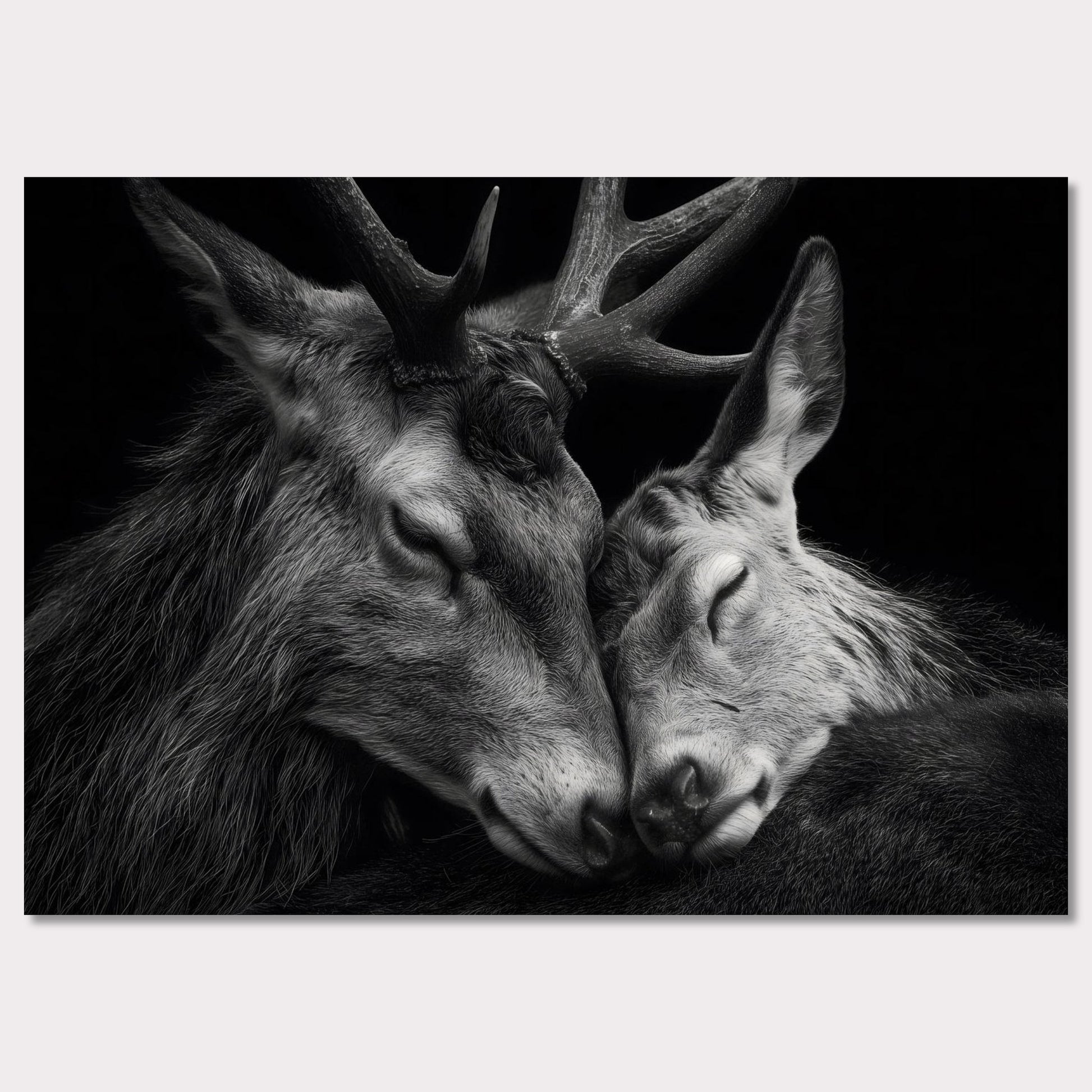 Poster titled 'The tenderness of deer' from ArtDarts