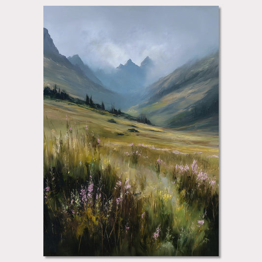 Poster titled 'Alps Bloom' from ArtDarts