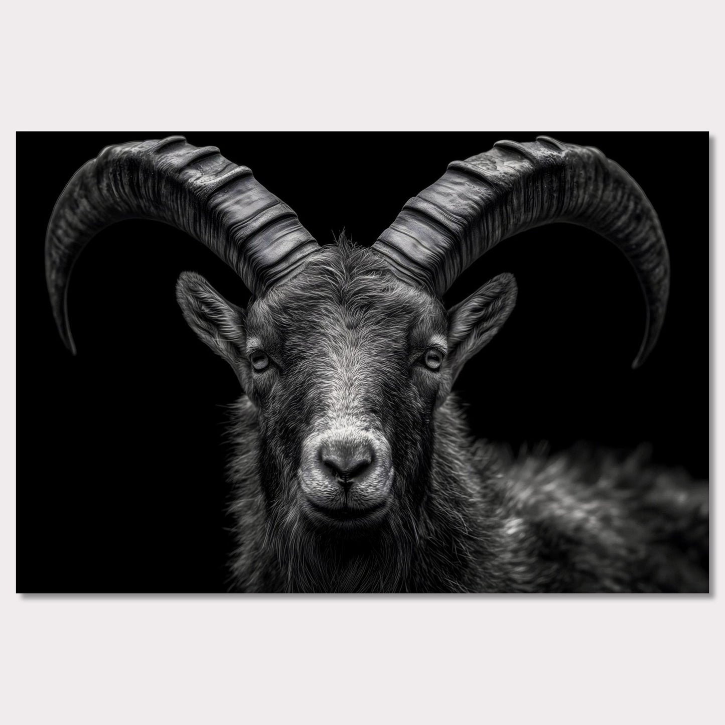 Poster titled 'The pride of an alpine ibex' from ArtDarts