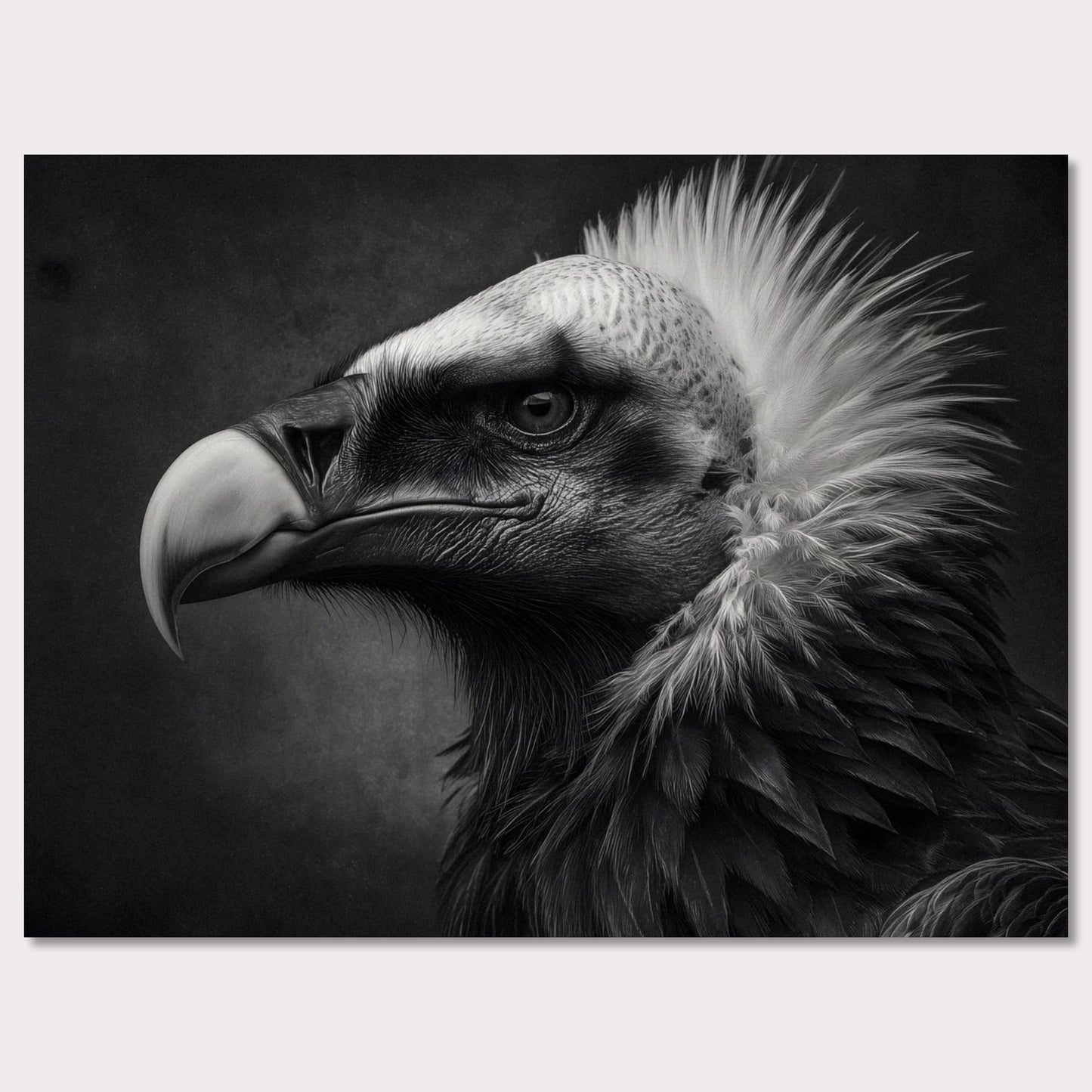Poster titled 'The gaze of a vulture' from ArtDarts