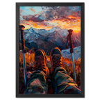 A Moment of Peace at the Summit - Poster