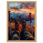 A Moment of Peace at the Summit - Poster