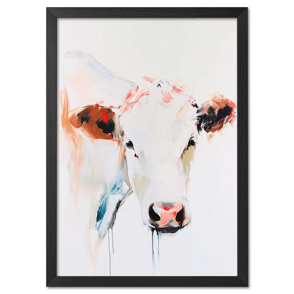 Albino Cow - Poster