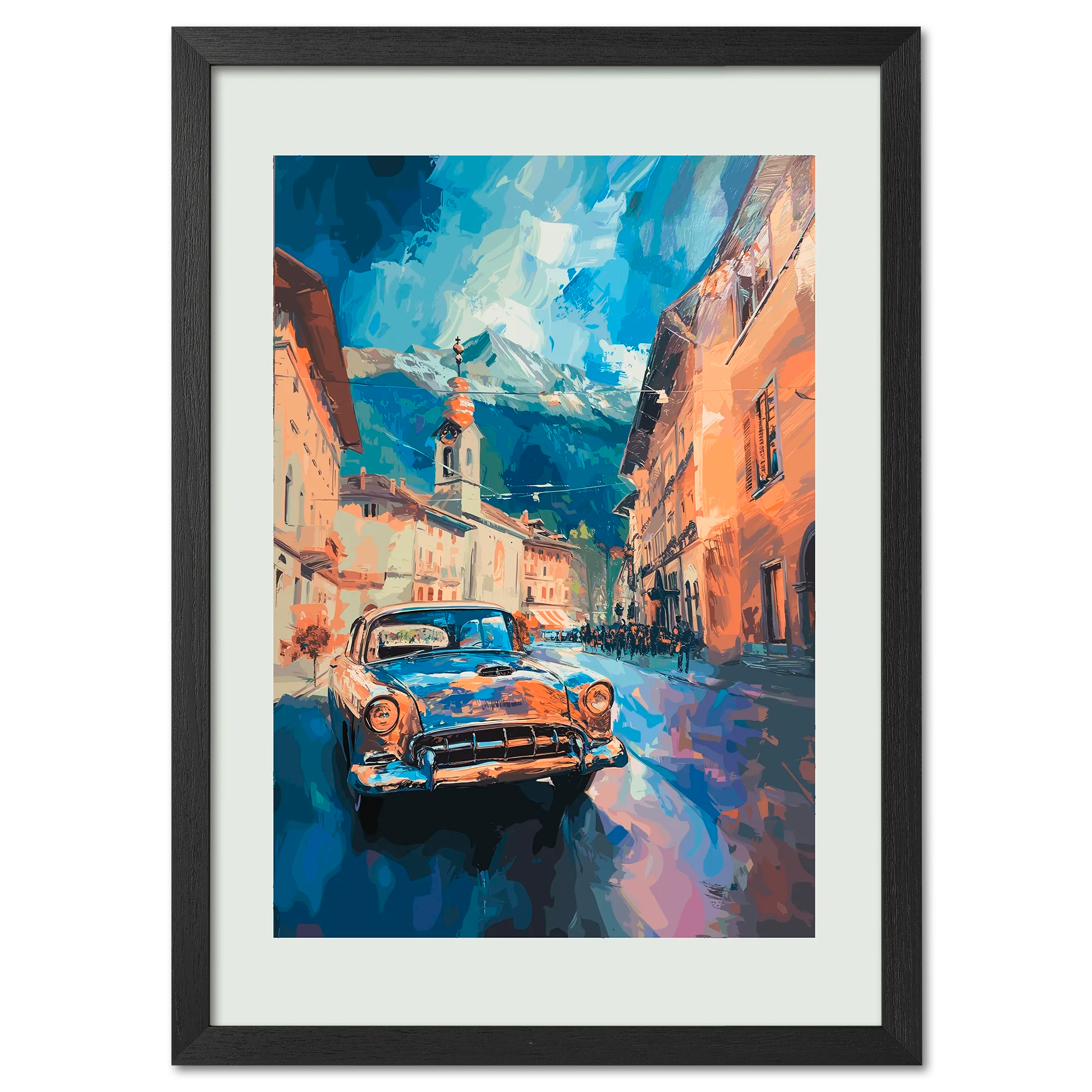 Entlang der Straße der Schweiz - Poster