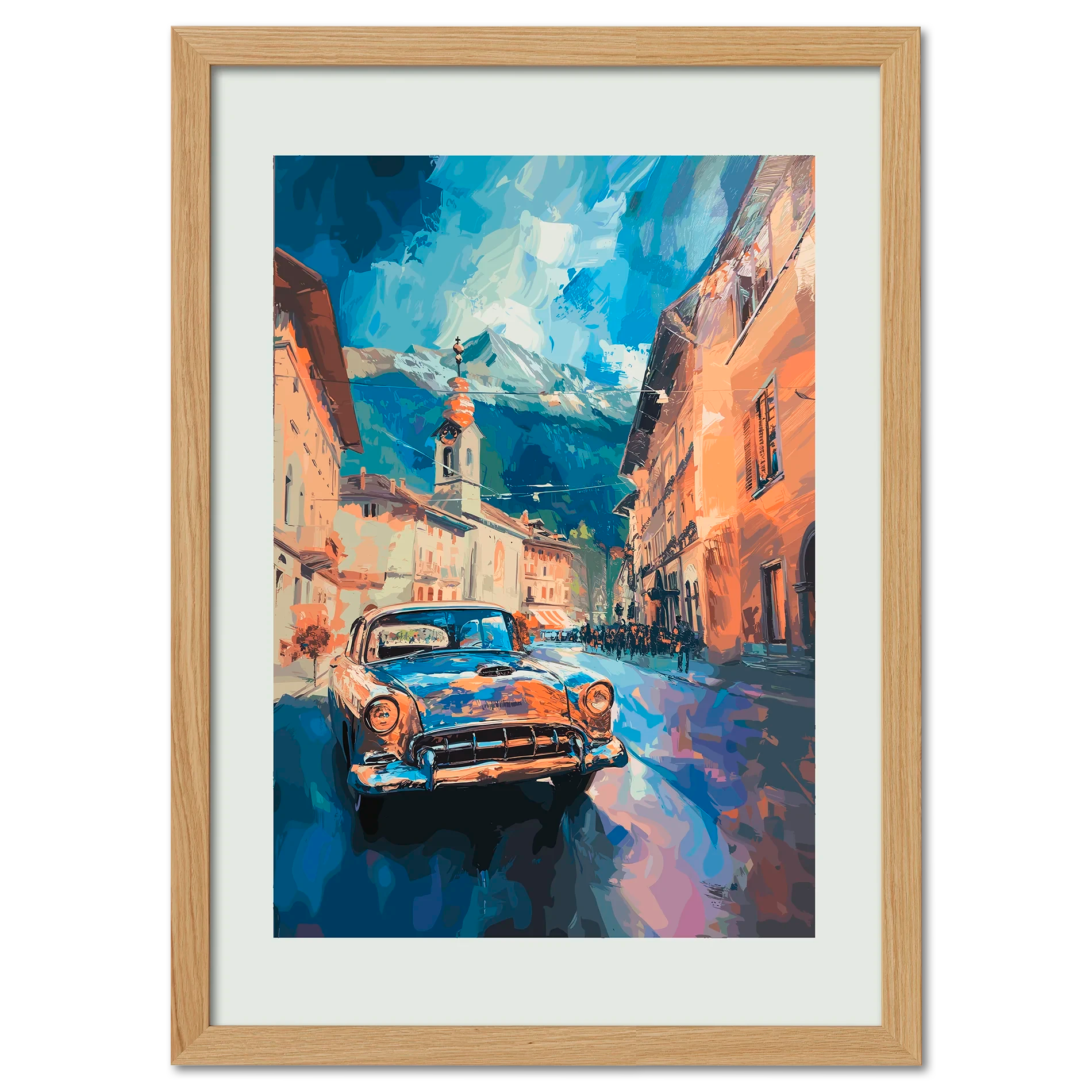 Entlang der Straße der Schweiz - Poster