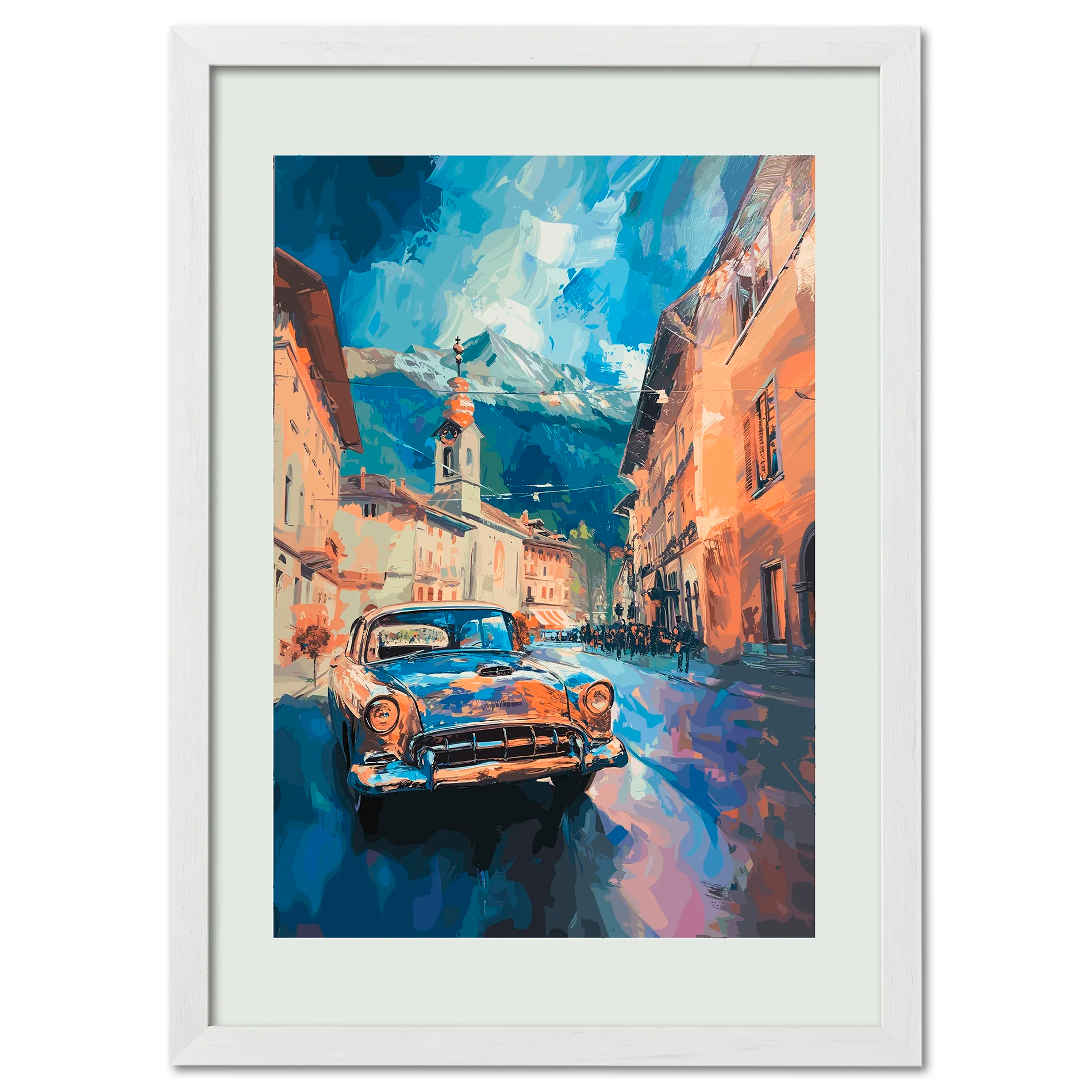 Entlang der Straße der Schweiz - Poster