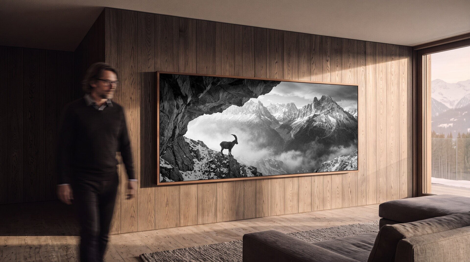 Alpine Ibex Stillness