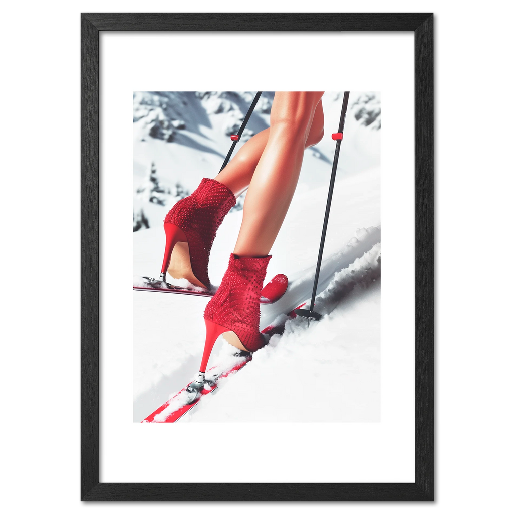 Podium alpin - Affiche