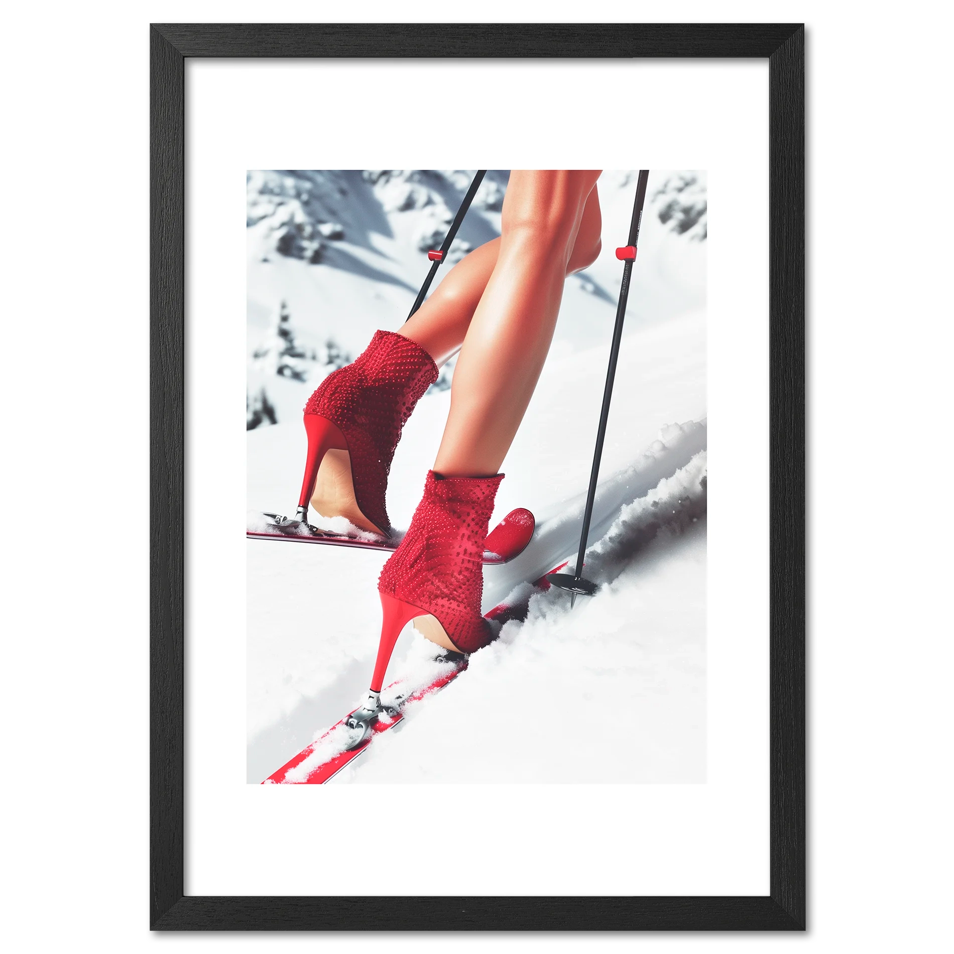 Podium alpin - Affiche