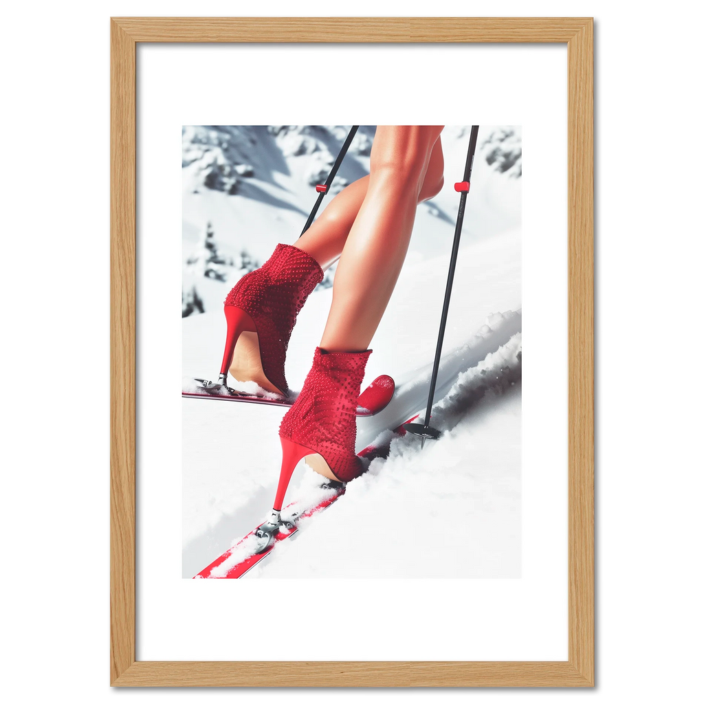 Podium alpin - Affiche