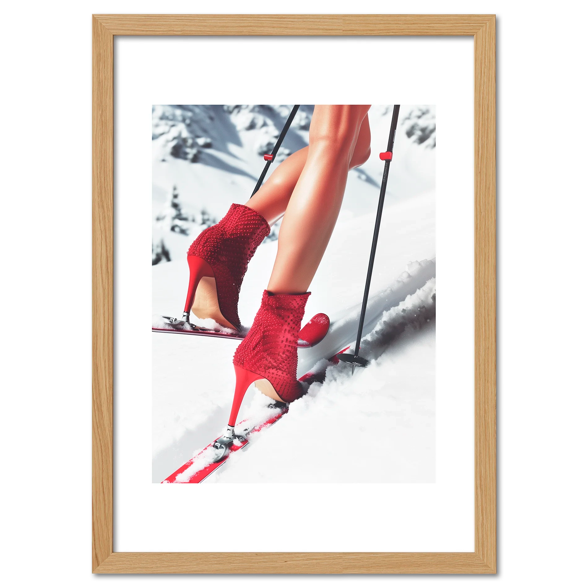 Podium alpin - Affiche