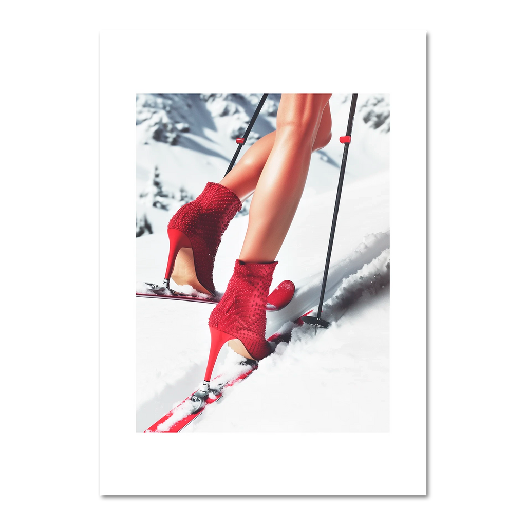 Podium alpin - Affiche