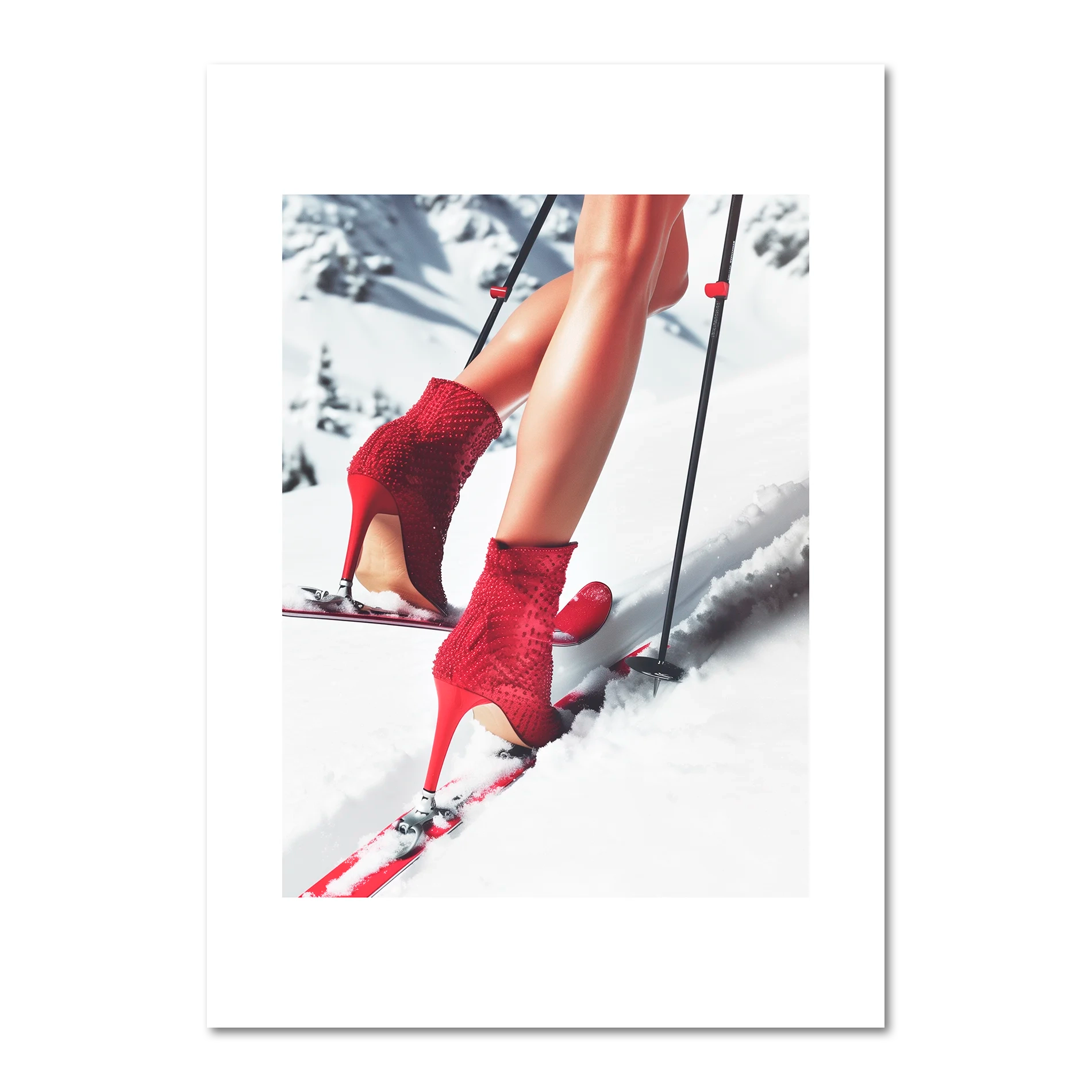 Podium alpin - Affiche