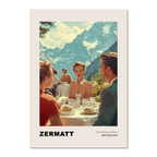 Romance alpine à Zermatt - Affiche