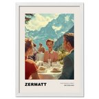 Romance alpine à Zermatt - Affiche