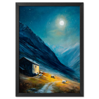 Alpen Abendrot - Poster 