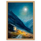 Alpen Abendrot - Poster 