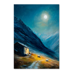 Alpen Abendrot - Poster 