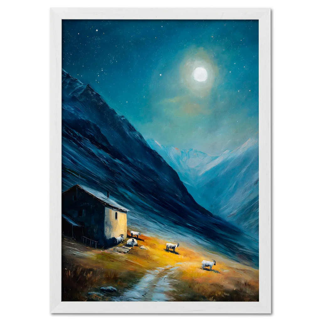 Alpen Abendrot - Poster 