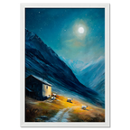 Alpen Abendrot - Poster 