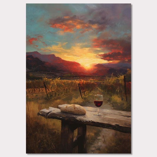 Poster titled 'Alps Dawnvine' from ArtDarts