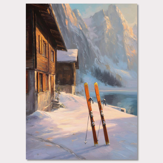 Poster titled 'Alps Glow' from ArtDarts
