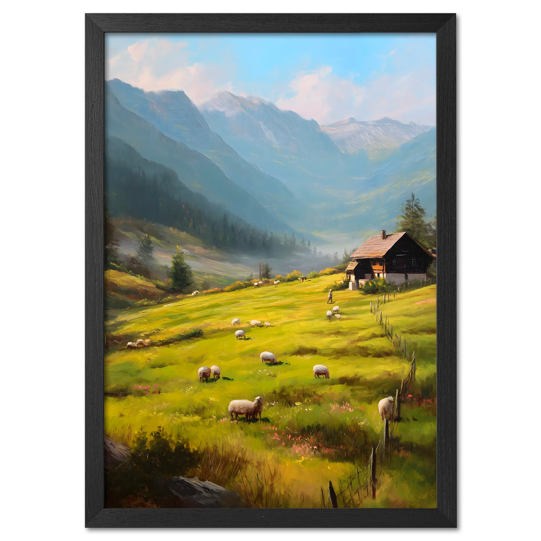 Alps Meadow - Poster