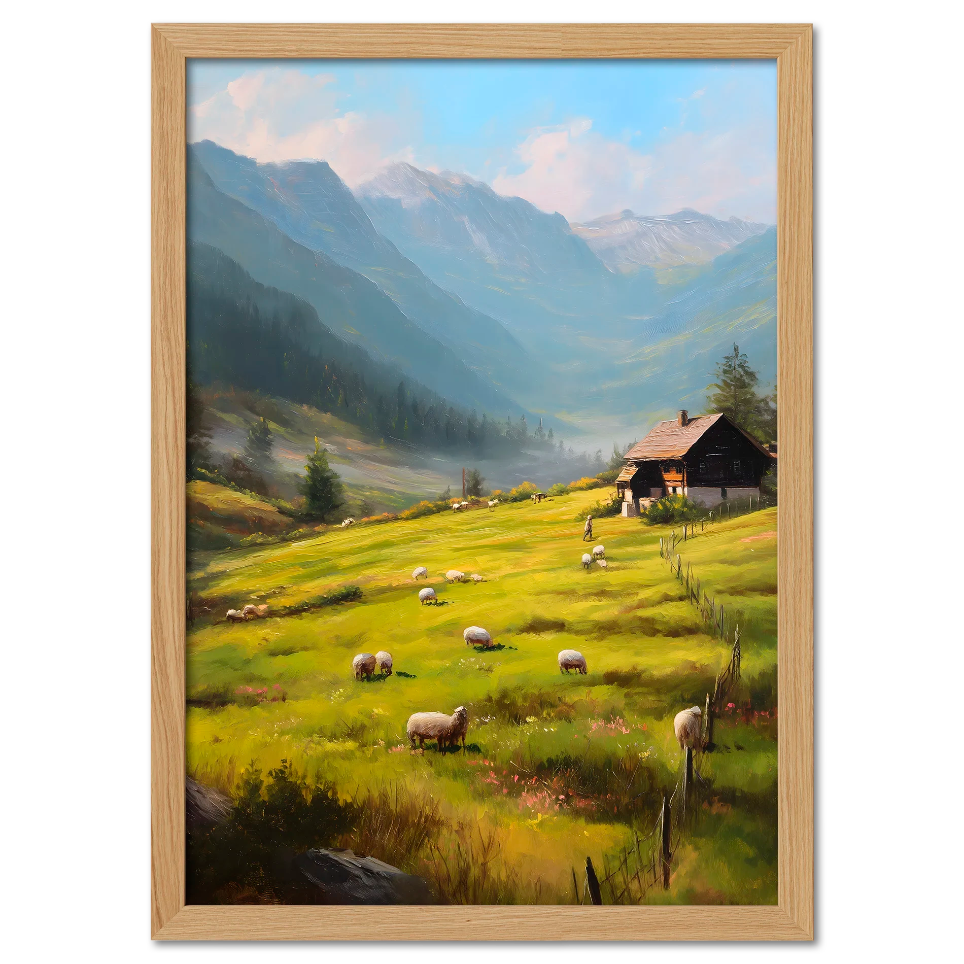 Alps Meadow - Poster