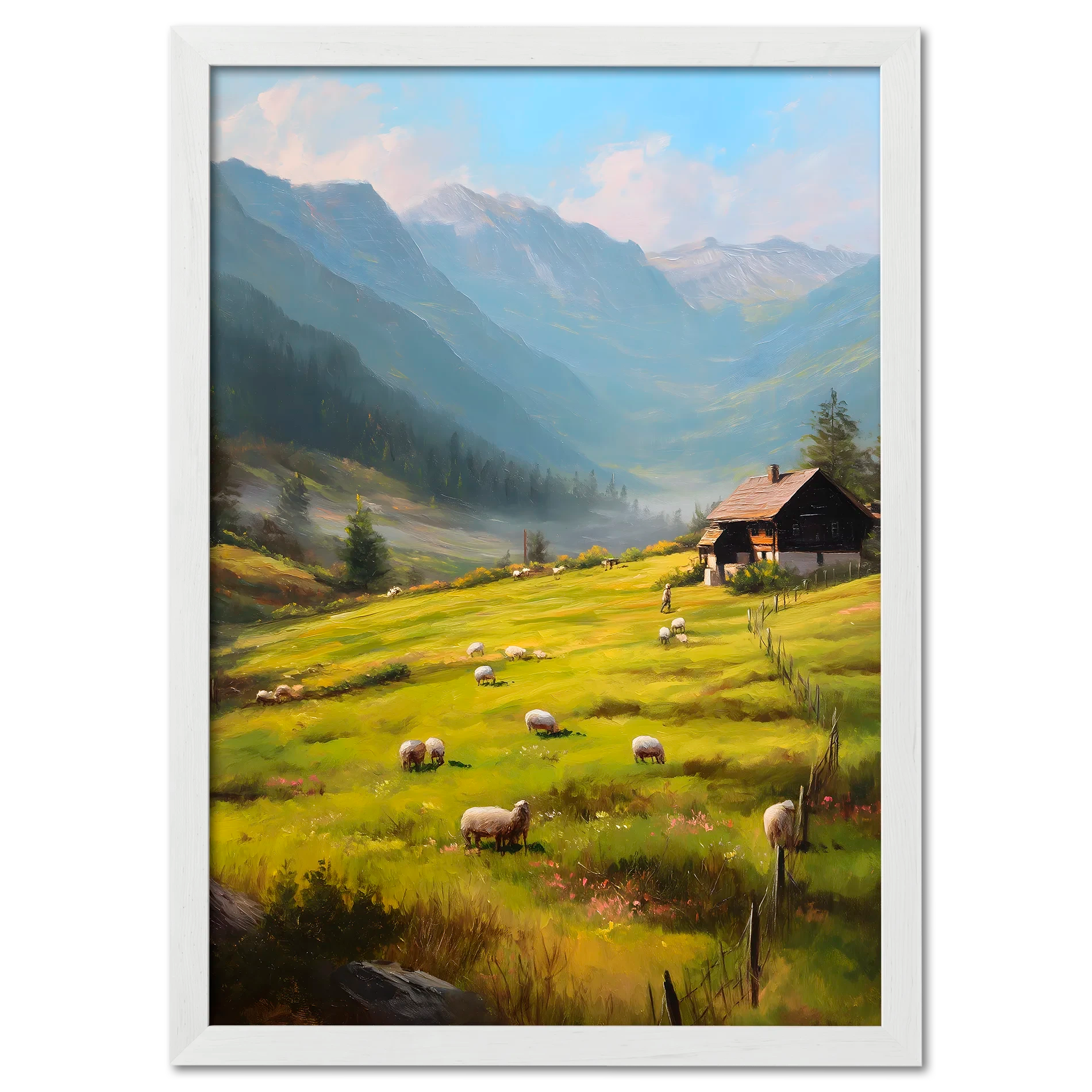 Alps Meadow - Poster