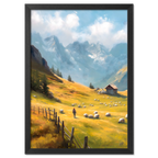 Affiche « Matin des Alpes »