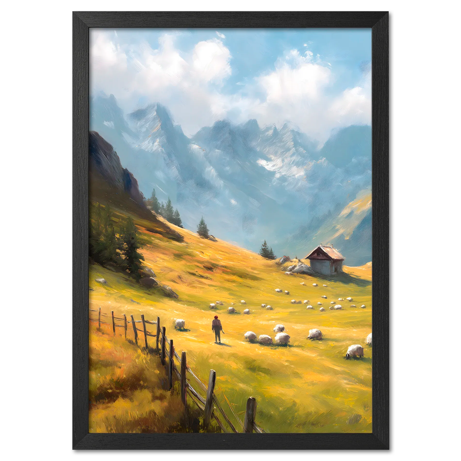 Alpenmorgen - Poster