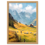 Affiche « Matin des Alpes »