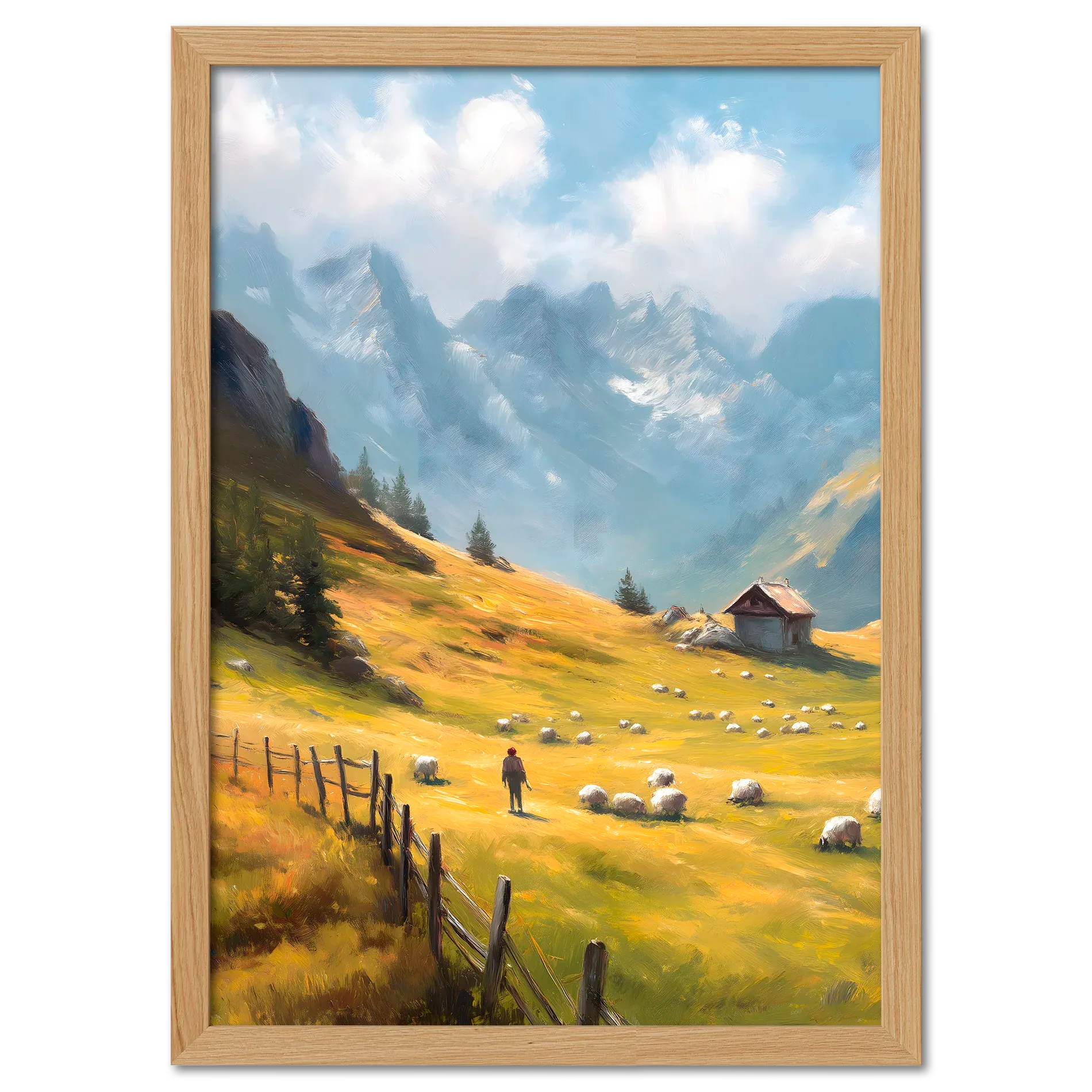Alpenmorgen - Poster