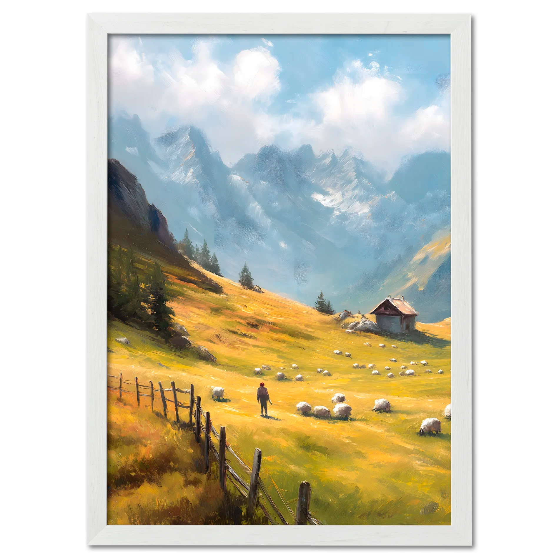 Alpenmorgen - Poster