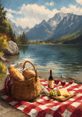 Alps Picnic - Poster
