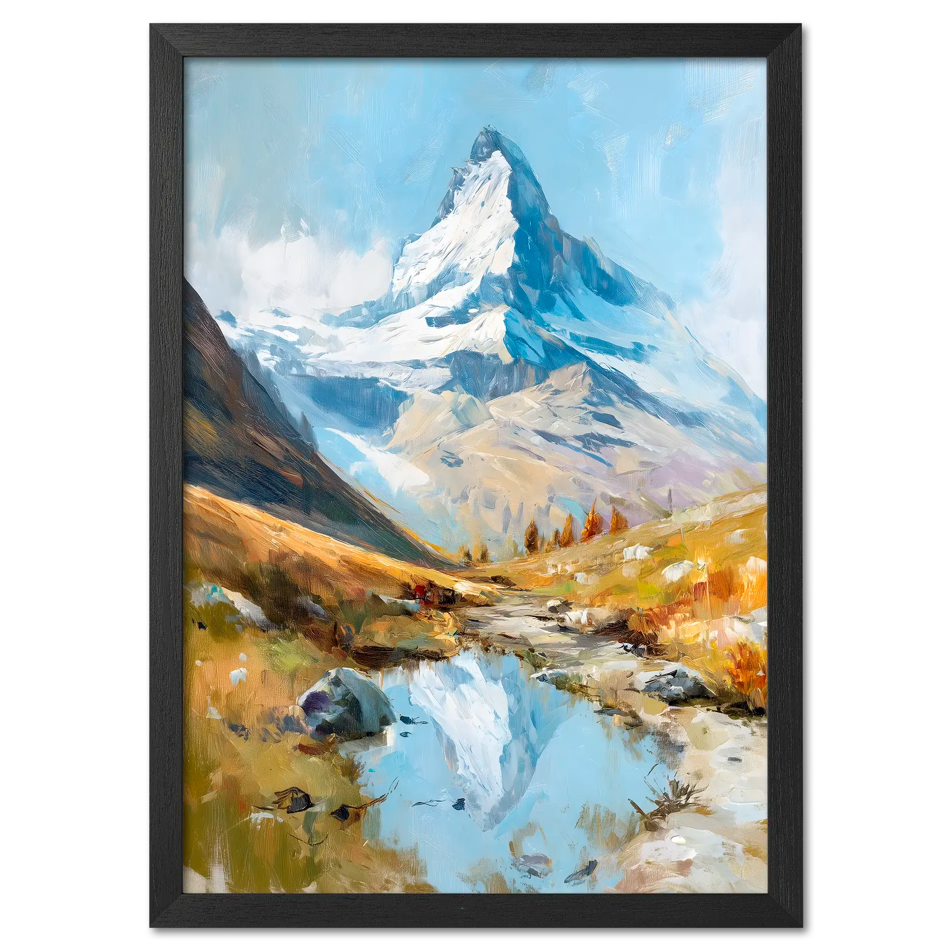 Alps Reflection - Poster