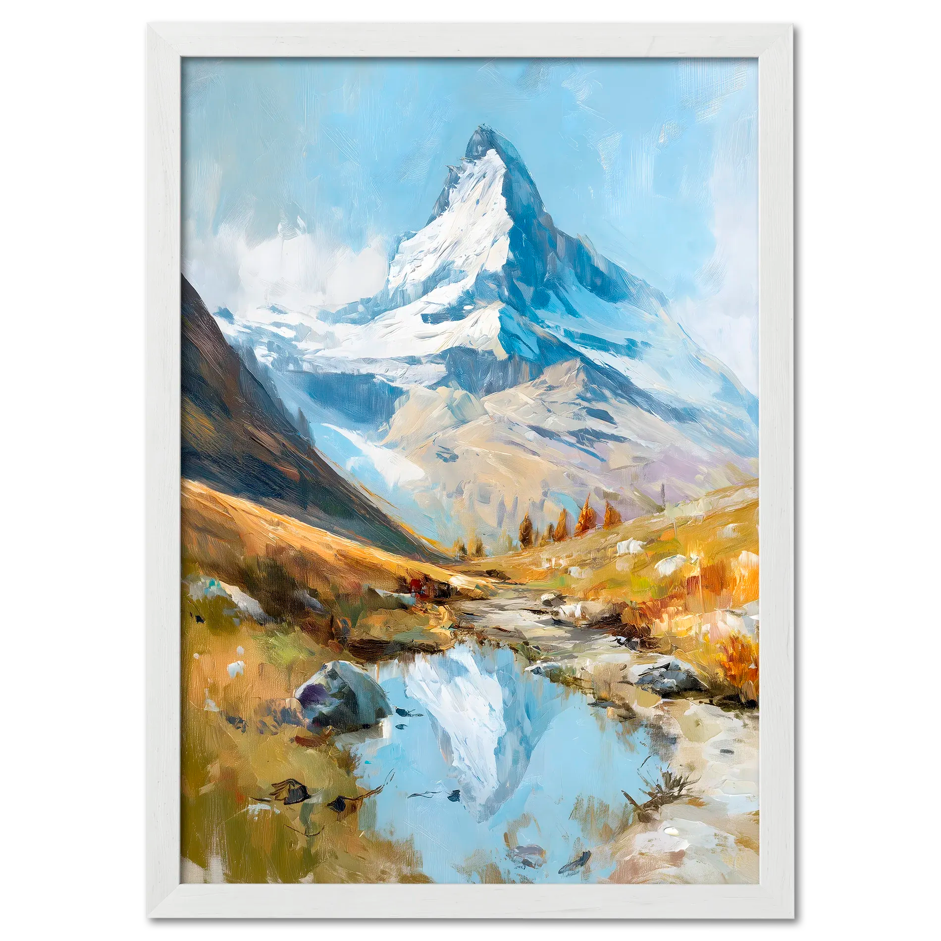 Alps Reflection - Poster