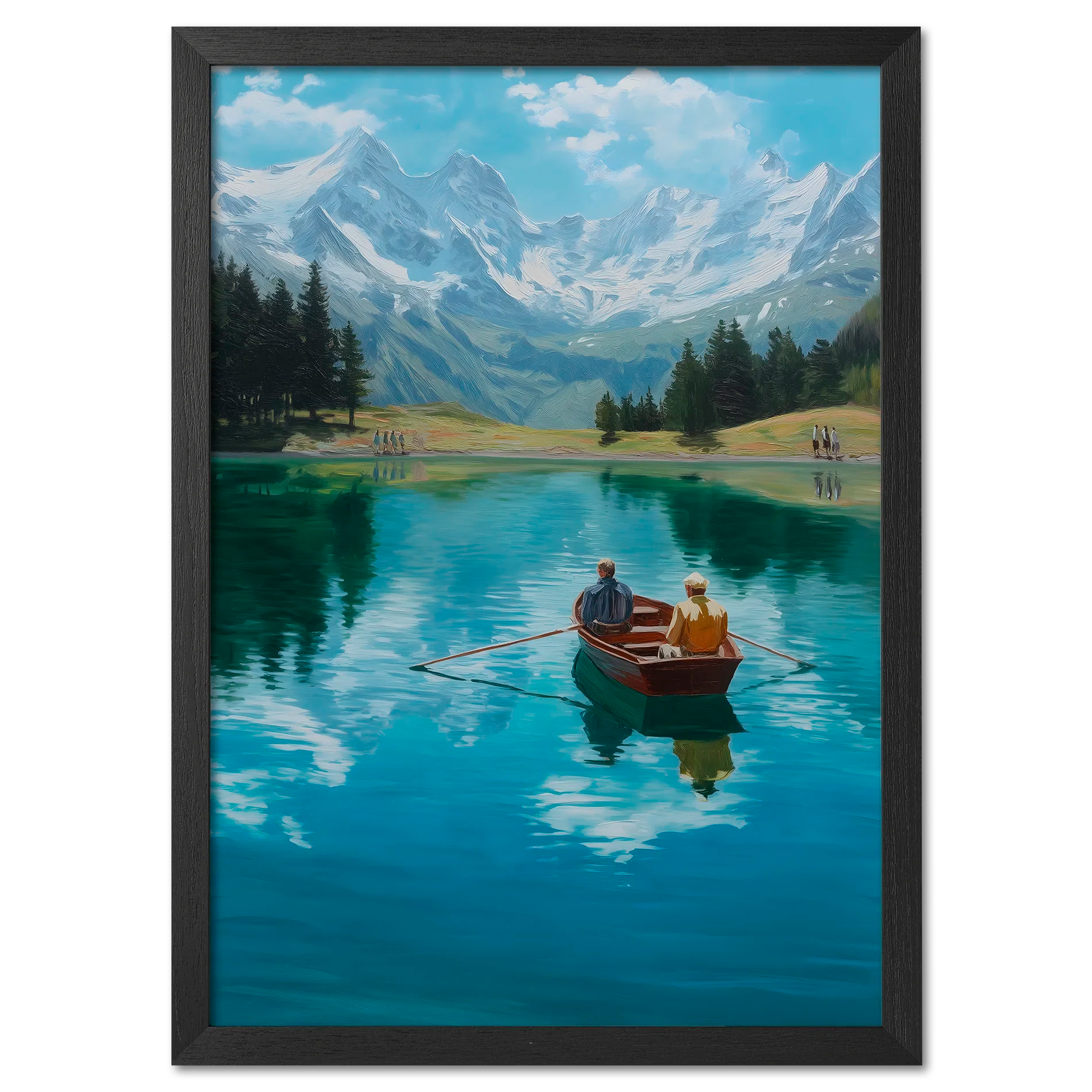 Alps Rowing - Poster