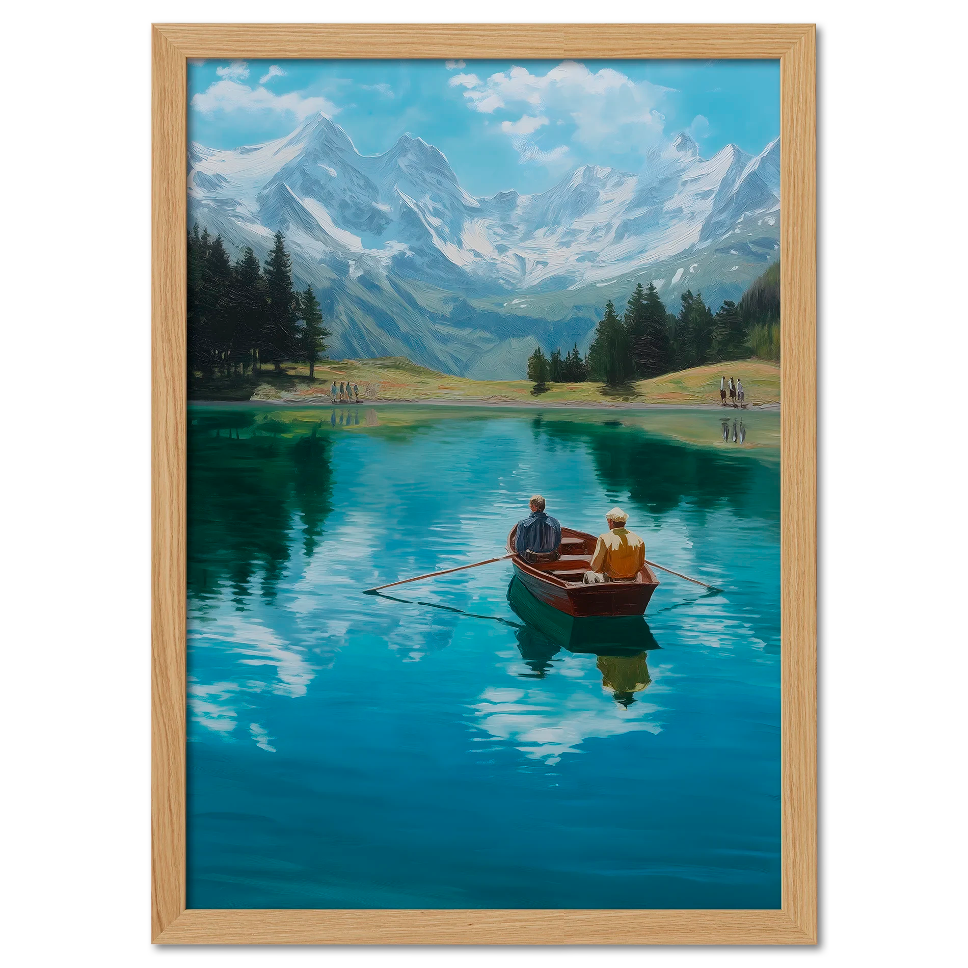 Alps Rowing - Poster