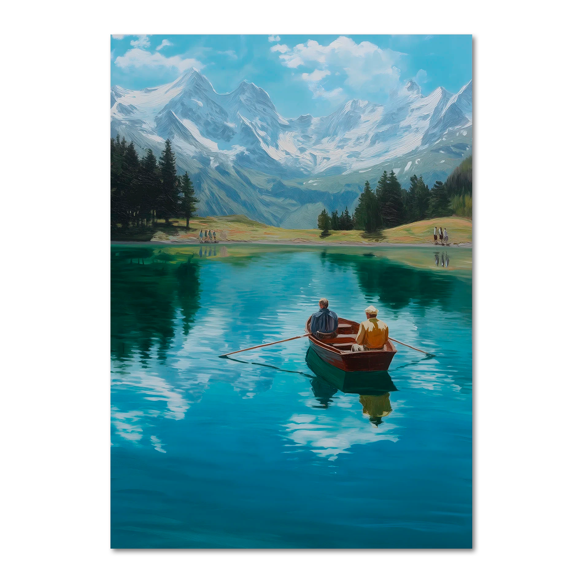 Alps Rowing - Poster