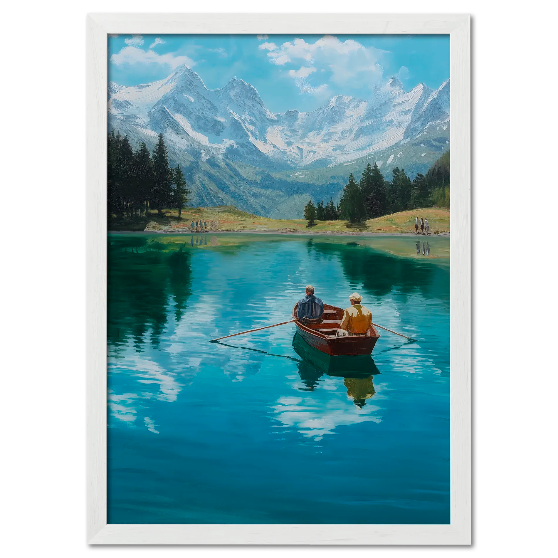 Alps Rowing - Poster